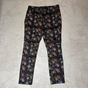 NWT BOSTON PROPER Jewel Print Coated Denim Jeans Sz 31